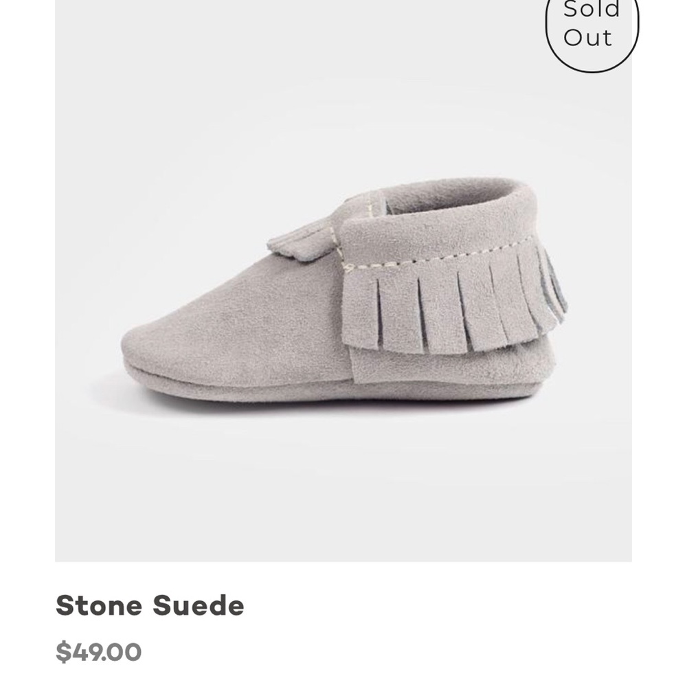 Stone suede freshly picked moccs